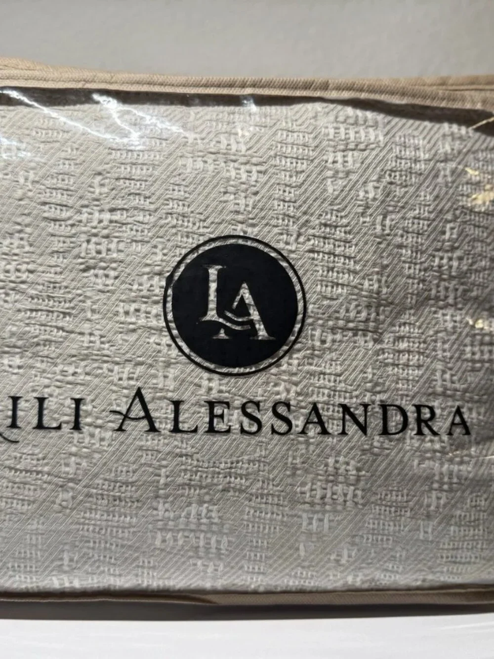 Lili Alessandra River Blanket King Natural 98